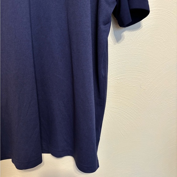 Bollé Men’s XXL Performance Golf Tennis Polo Shirt Navy Blue Colorblock - Picture 7 of 8